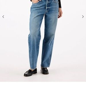 AMO Hattie Allure Straight Leg button fly Jeans Versatile Everyday Wear